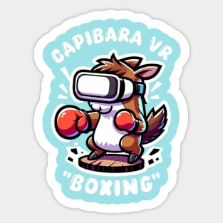 Capibara play VR Sticker